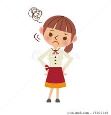 Image result for waitress embarassed